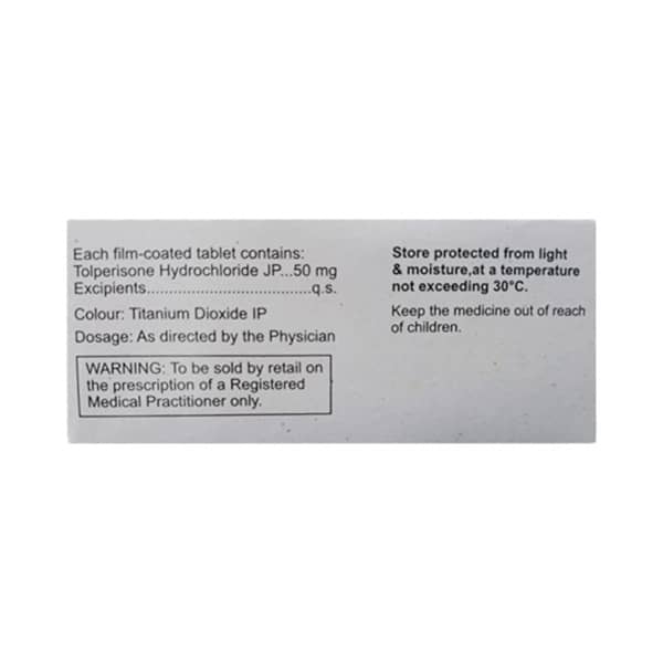 Tolkem 50mg Strip Of 10 Tablets
