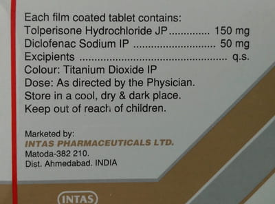 Tolperitas D Strip Of 10 Tablets