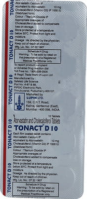 Tonact D 10mg Strip Of 10 Tablets