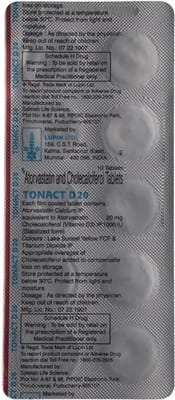 Tonact D 20mg Strip Of 10 Tablets
