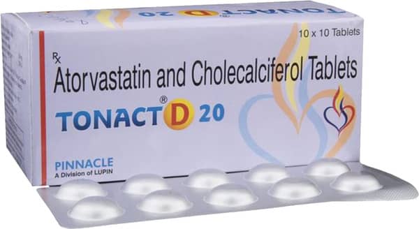 Tonact D 20mg Strip Of 10 Tablets