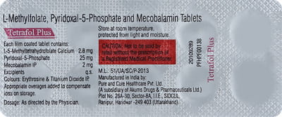 Tetrafol Plus Strip Of 10 Tablets
