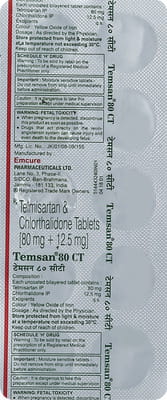 Temsan Ct 80mg Strip Of 10 Tablets