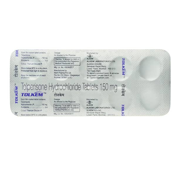 Tolkem 100mg Strip Of 10 Tablets