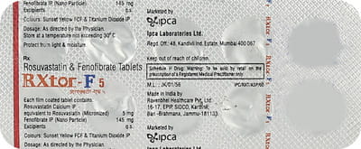 Rxtor F 5mg Strip Of 10 Tablets