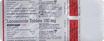 Seizgard 100mg Strip Of 10 Tablets