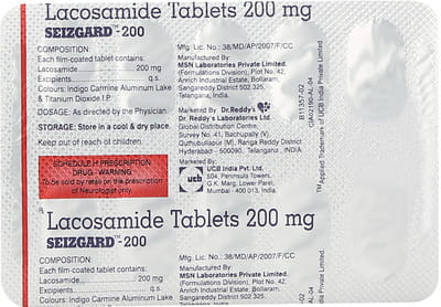 Seizgard 200mg Strip Of 10 Tablets