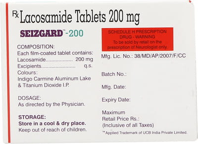 Seizgard 200mg Strip Of 10 Tablets