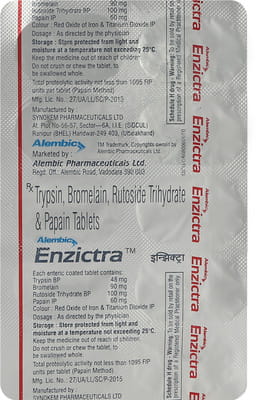 Enzictra Strip Of 10 Tablets