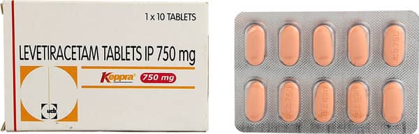 Keppra 750mg Strip Of 10 Tablets