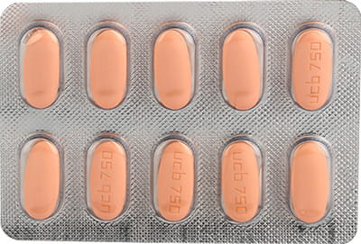 Keppra 750mg Strip Of 10 Tablets