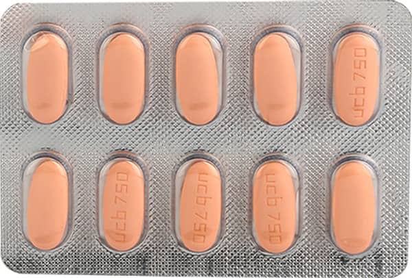 Keppra 750mg Strip Of 10 Tablets