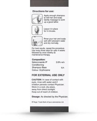 Keraglo Ad Bottle Of 75ml Shampoo