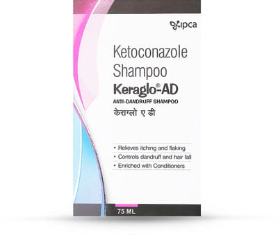 Keraglo Ad Bottle Of 75ml Shampoo
