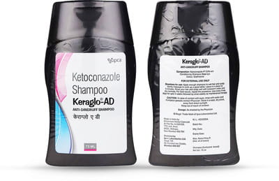 Keraglo Ad Bottle Of 75ml Shampoo