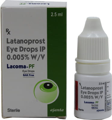 2.5ml आई ड्रॉप्स की लैकोमा पीएफ बोतल