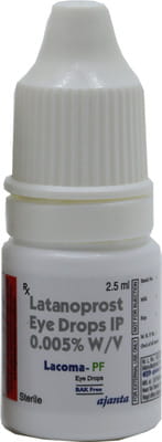 2.5ml आई ड्रॉप्स की लैकोमा पीएफ बोतल