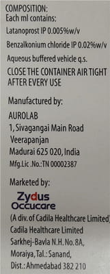 Latina Rt Bottle Of 2.5ml Eye Drops