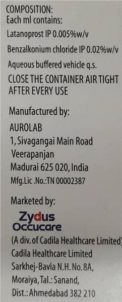 Latina Rt Bottle Of 2.5ml Eye Drops