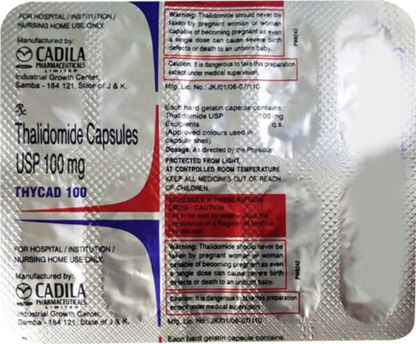 Thycad 100mg Strip Of 10 Capsules