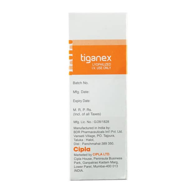 Tiganex 50Mg Dry Vial Of 1 Powder For Injection