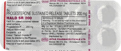 Hald Sr 200mg Strip Of 10 Tablets