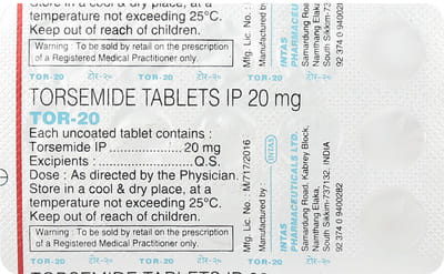 Tor 20mg Strip Of 15 Tablets