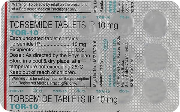 Tor 10Mg Strip Of 15 Tablets