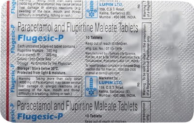 Flugesic P Strip Of 10 Tablets