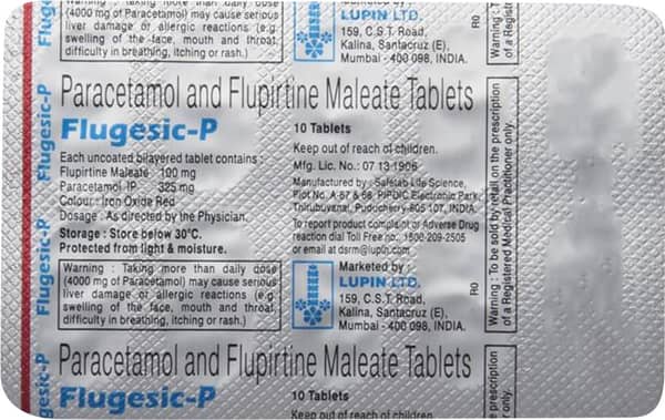 Flugesic P Strip Of 10 Tablets