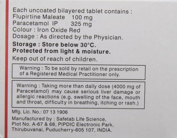 Flugesic P Strip Of 10 Tablets