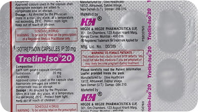 Tretin Iso 20mg Strip Of 10 Capsules