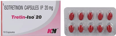 Tretin Iso 20mg Strip Of 10 Capsules