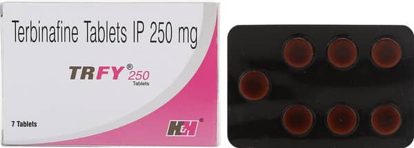 Trfy 250mg Strip Of 7 Tablets