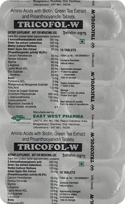 Tricofol W Strip Of 10 Tablets