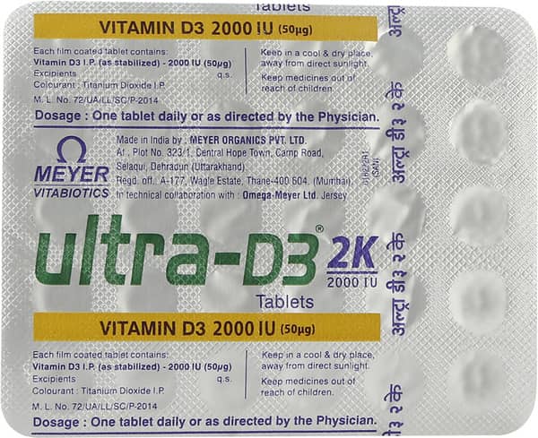 Ultra D3 2k Strip Of 30 Tablets