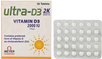 Ultra D3 2k Strip Of 30 Tablets