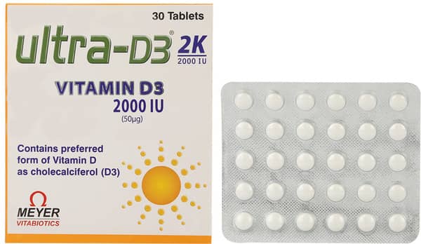 Ultra D3 2k Strip Of 30 Tablets