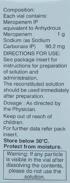 Mero 1g Powder For Injection