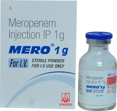 Mero 1gm Dry Vial Of 1 Powder For Injection