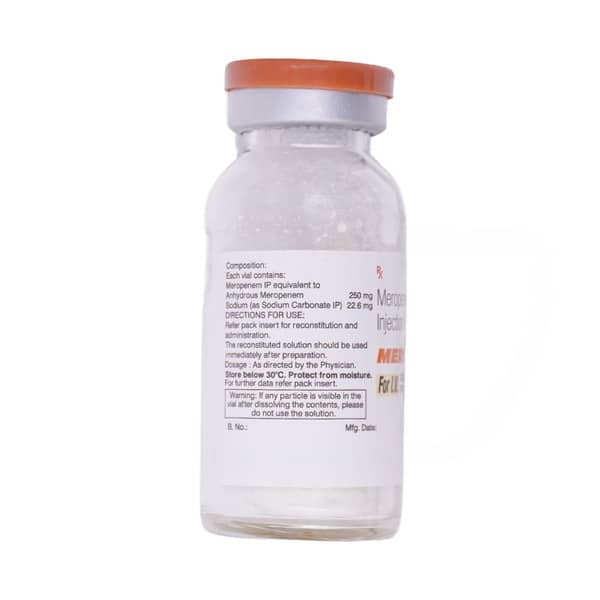 Mero 250Mg Dry Vial Of 1 Powder For Injection