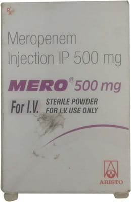 Mero 500mg Dry Vial Of 1 Powder For Injection
