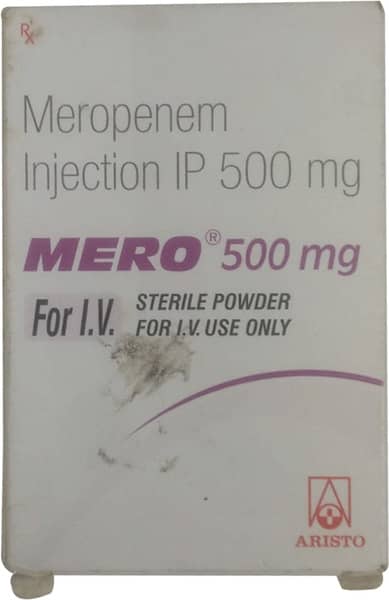 Mero 500mg Dry Vial Of 1 Powder For Injection