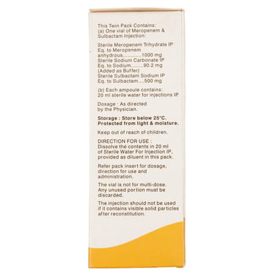 Merotrol S 1.5gm Injection