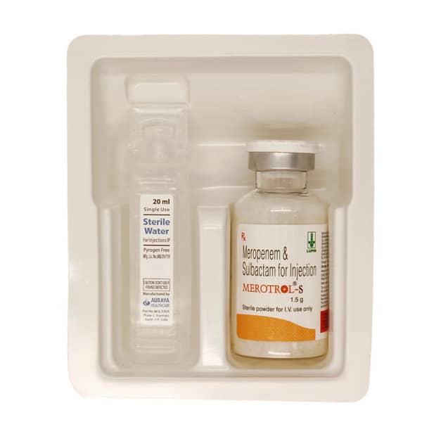 Merotrol S 1.5gm Injection
