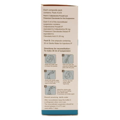 Microcef Cv 50mg Dry Syrup 30ml