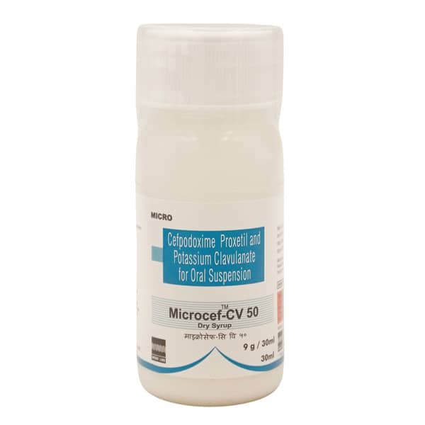 Microcef Cv 50mg Dry Syrup 30ml