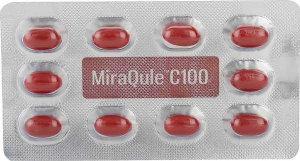Miraqule C 100mg Strip Of 10 Capsules