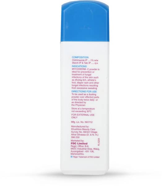 Mycoderm C Bottle Of 100gm Dusting Powder