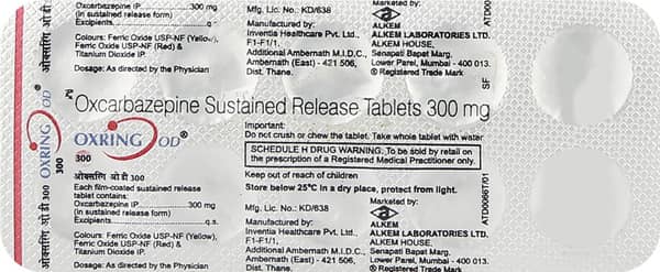 Oxring Od 300mg Strip Of 10 Tablets